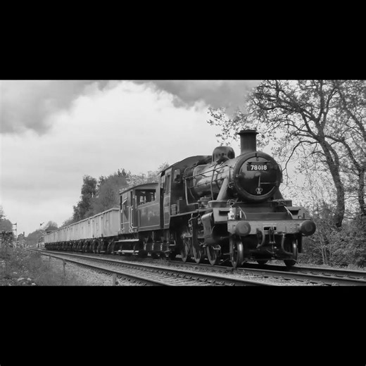 BR Standard Class 2MT - 2-6-0 - No. 78018 - Freight - Great Central Railway #steam #freight