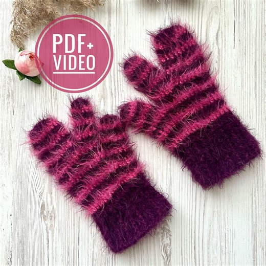 Crochet Pattern Tabi Mitten PDF Digital Instant Download and Video Tutorial, Split Thumb Gloves, Split Finger Mittens, Japanese Style Gloves - Etsy