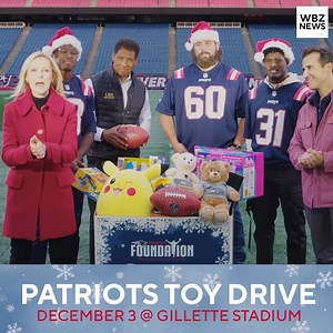 We need your help, Pats fans! The #Patriots Toy Drive is underway, and we're collecting new, unwrapped toys at Gillette Stadium this Sunday before the game. Donate a toy and brighten the holiday season for a child in need! | WBZ / CBS News Boston