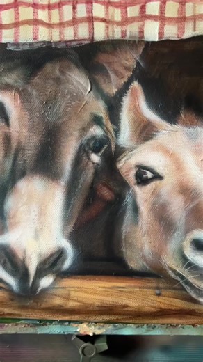 Creating Animal Art: Acrylic Painting of Donkeys