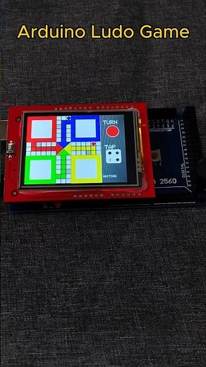 I Made a Ludo Game on Arduino TFT Touch Display 😳🎮 #Arduino #DIY #Tech