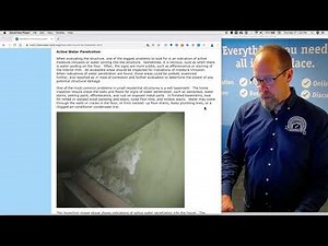 Basement, Foundation & Structure Section of the Home Inspection Standards of Practice Course