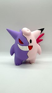 Tu connais la théorie Pokémon du Doppel Gengar? Comment vous trouvez cet Ectoplasma double face Melodelfe ? Je l’ai imprimé en Panchroma Matte de @polymaker_3d Le modèle est de @pressprint__ , je l’ai légèrement modifié pour intégrer des aimants. | Entroisdimensions