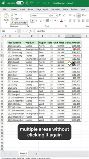 Stop Using Format Painter the Slow Way in Excel 🖌️