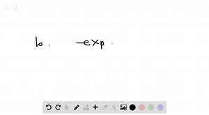 SOLVED:Using a calculator or tables, set up a schedule for each of the following natural exponential functions -y=e^k x where k>0, noting (1) the functions never equal zero, (2) they all pass through (0,1), and (3) they are all positively sloped and convex: (a) y=e^0.5 x, (b) y=e^x, (c) y=e^2 x (a)      x    y      -2     0.37       -1     0.61       0     1.00       1     1.65       2     2.72  (b)      x     y      -2     0.14       -1     0.37       0     1.00       1     2.72       2     7.3