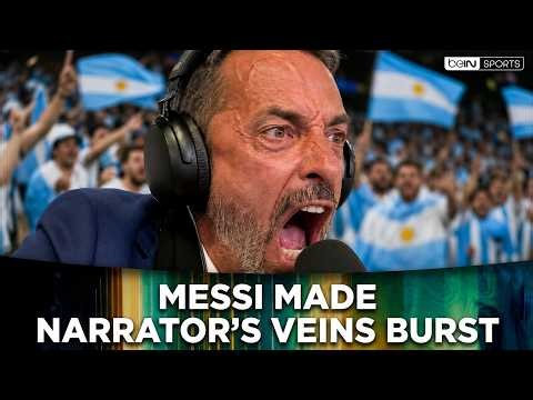 Argentina narrator's veins nearly burst calling Messi's World Cup goal