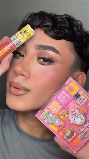 wet n wild beauty on Instagram: "Blushing, sparkling, and coral-kissed in the wet n wild x SpongeBob SquarePants collection 💖🪸⁠ ⁠ @brandonluxxe⁠ created this look with: ⁠ 🩷⁠ Gal Pals Eye & Face Palette ⁠ 🧡 Underwater Wonder Liquid Blush in Perfect Square⁠ 🪸 That’s So Coral Lipstick⁠ ⁠ Shop the wet n wild x SpongeBob SquarePants collection ⁠ NOW: @walmart @ultabeauty @walgreens @amazon wetnwildbeauty.com ⁠Coming soon: @target⁠ @cvspharmacy⁠ #wetnwildbeauty #crueltyfree"