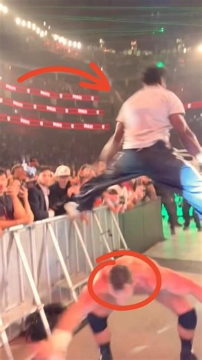 Ishoowspeed SHOCKING 😮 Jump Over LA Knight on Raw #shortfeed