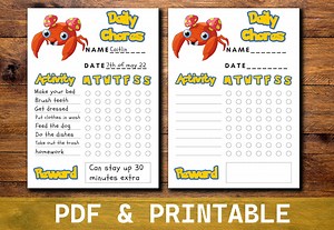 Pokemon Printable Chore Chart - Fun Kids' Chores Tracker - Instill Responsibility With a Pokemon Twist - Reward System - Instant Download - Etsy Ireland