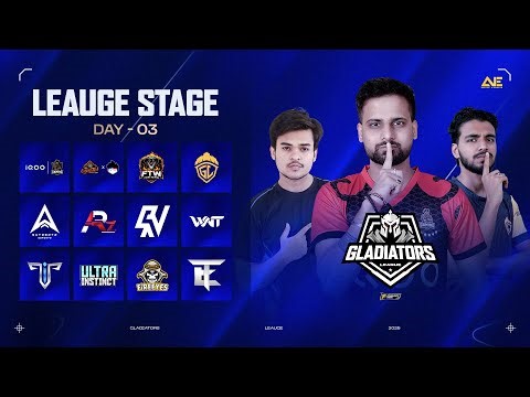 FreeFire Max Gladiators Leauge Day 3 | FreeFire Max Esports