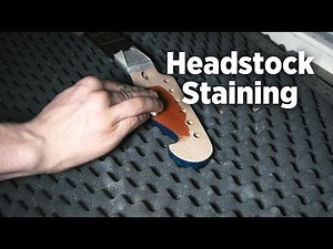 Staining A Guitar Headstock