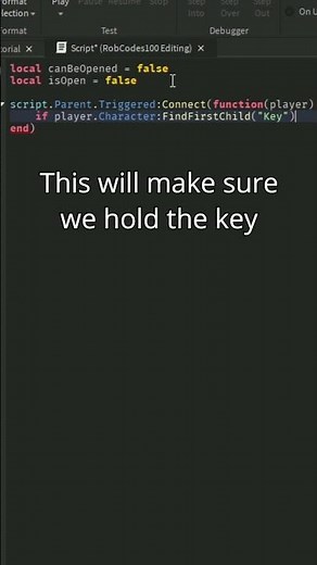 Improved Key Door | Roblox Studio Tutorial