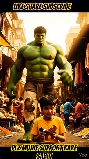 Hulk Bhaiya Ka Gussa 😱💚 | Emotional Short #aihulk #aivideo #hulk #shorts #ytshorts