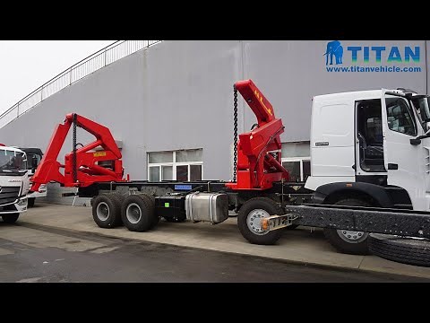 What is a side loader truck? 20ft sidelifter 37/45 tons container self loading truck trailer