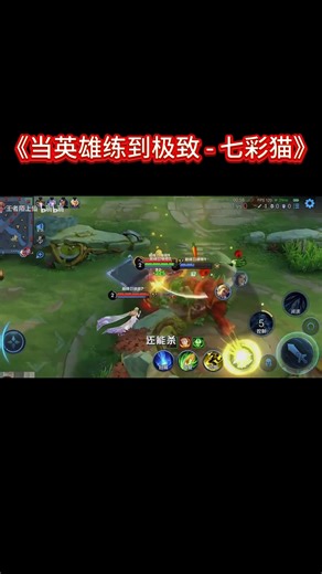《当英雄练到极致 - 七彩猫》 #国服 #honorofkings #王者荣耀