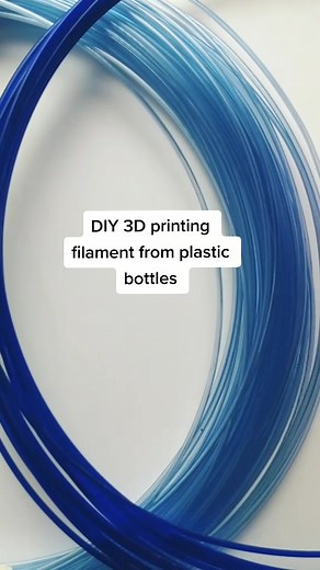 DIY 3D Printing Filament from Plastic Bottles