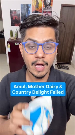 Lalit Solanki on Instagram: "Amul, Mother Dairy & Country Delight Fail Lab Test | Bacteria Risk for Children & Elderly. An independent lab test on popular packet milk brands has raised safety concerns. Milk samples from Amul, Mother Dairy, and Country Delight reportedly failed to meet prescribed safety limits due to the presence of high levels of coliform bacteria. Coliform bacteria are indicators of poor hygiene and may increase the risk of stomach infections, vomiting, and diarrhoea. Such bact