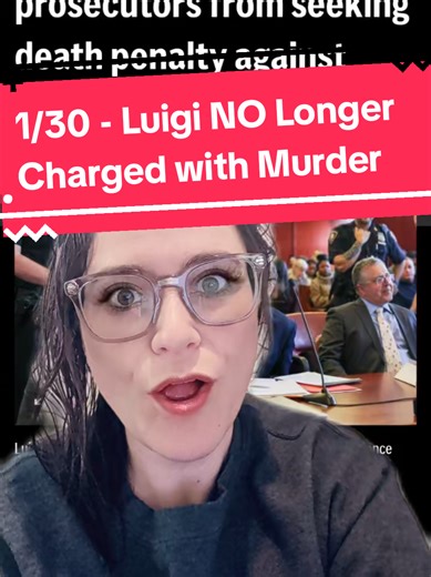 1/30 - Luigi NO Longer Charged with Murder! | luigi