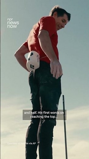 U.S. rock climber reaches top of Taipei 101 skyscraper