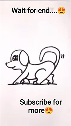 How to draw dog using Number 22 #shortsfeed #shorts #dogdrawing