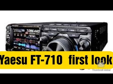First look at my Yaesu FT 710