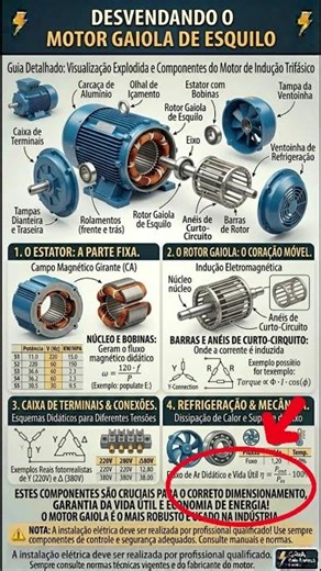 O Motor de Indução Gaiola de Esquilo: O "Cavalo de Batalha" da Automação