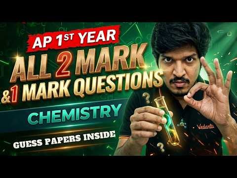 AP 1st Year Chemistry Important Questions 2026 | 1 & 2 Mark Sure Shot