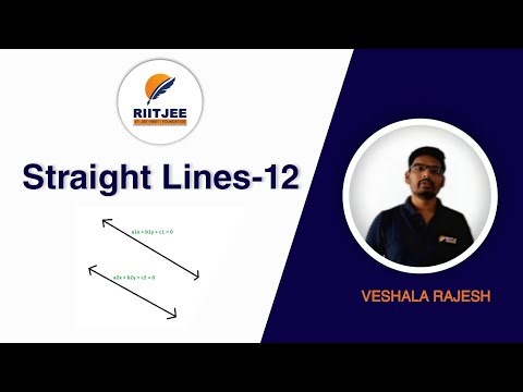Straight Lines || Class-12