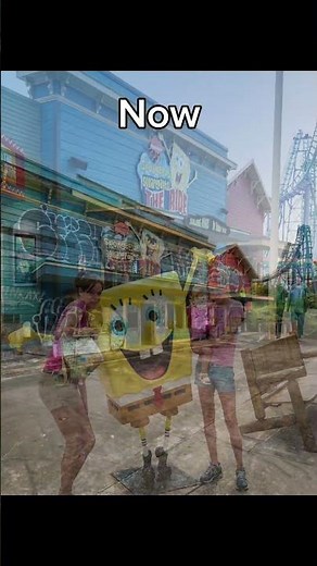 Abandoned SpongeBob Ride at Six Flags in New Orleans 🥹😱