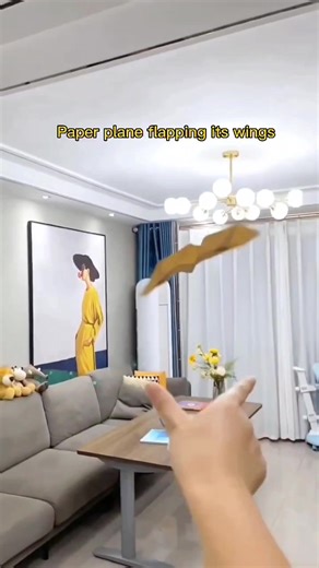 How to Make a Flapping Paper Plane with A4 Paper