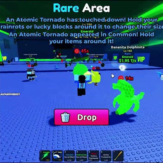 I GOT THIS BRAINROT IN ADMIN ABUSE!!! #aa23 #roblox #newupdateinrobloxbedwars #stumbleguys #funny