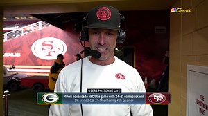 156K views · 6.2K reactions | Kyle Shanahan believes the 49ers survived a 'gut check' in win over Packers | NBC Sports Bay Area / California | Facebook
