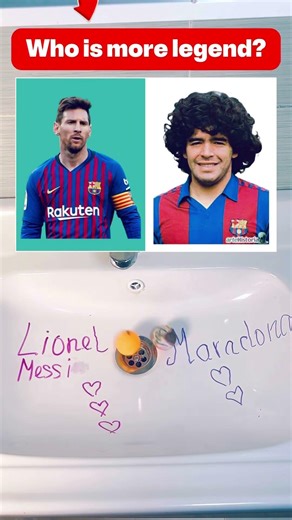 Who Is Better? lionel Messi Or Maradona #message #maradona #barca