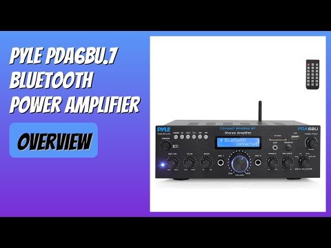 REVIEW (2026): Pyle PDA6BU.7 Bluetooth Power Amplifier. Features