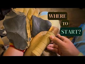 Flintknapping Fort Payne Chert: How to Reduce a Massive Chunk of Rock (Step-by-Step Tutorial)