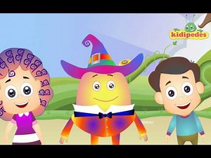 Humpty Dumpty Sat On A Wall - Popular English Nursery Rhymes Collection with Lyrics