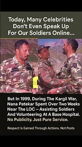 Real Patriotism: Nana Patekar in Kargil War