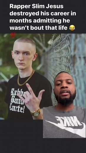 Rapper Slim Jesus dropped his debut single drill time in 2015 and he had buzz around the industry even Birdman attempted to sign him once he went on VladTV he admitted he wasn't about that life he destroyed his career in months #slimjesus #vladtv #hiphop #birdman #fyp