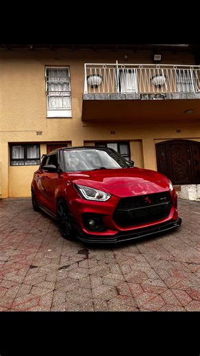 Renewed front spoiler for 2026 on the @DeadpoolSwiftSport Home of the fastest and hottest Swift Sport🌅🫱🏽‍🫲🏾🔥 #suzuki #swift #sports #fabrication