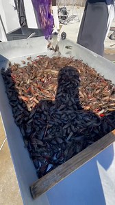 My buddy, Mr. Connie washing them bugs | Millers Seafood And Southern Living