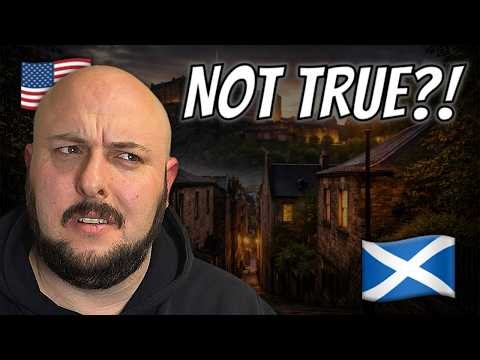 American Reacts to Scottish Myths… I Thought These Were True 🇬🇧
