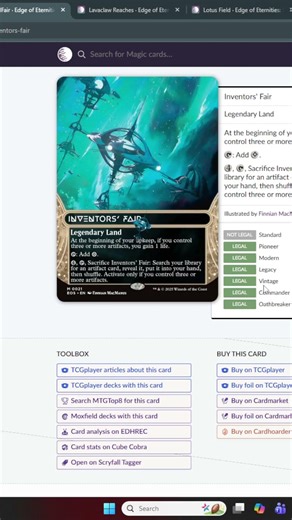Key Edge of Eternities Cards in Brawl | Inventor's Fair | #mtgbrawl #commander