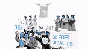 The Sustainable Development Goals aim to make the world a better place for everyone. They cover different areas, from education and healthcare to poverty reduction and the climate crisis. And they have one common enemy: corruption. Tackling corruption is the key to all the #GlobalGoals. Find out more > http://anticorru.pt/dW | Transparency International