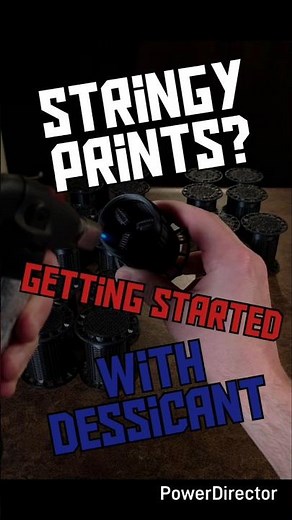 Stringy 3D Prints Solution: Dessicant!