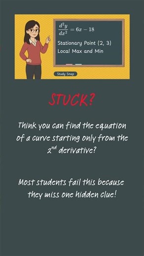 Stop Making This Calculus Mistake! 🛑 (Second Derivative Hack) #shortsvideos