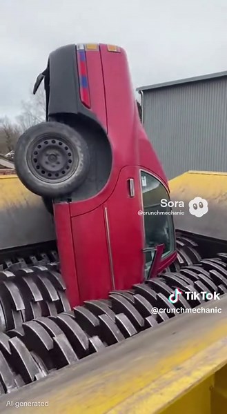 Vehicle Shredding Experience: Satisfying Destruction