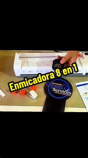 Excelente equipo que te solucionará todo sin gastar más. Enmicadora 8 en 1. #emprendimiento #negocio #manualidades #emprendedor