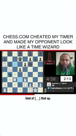 Chess.com Timer Cheat? Opponent Becomes Time Wizard! #ChessDrama #TimeTrouble
