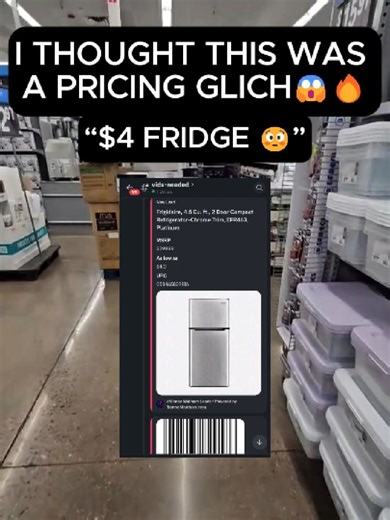 $299 Fridge for $4 😳🔥 Insane fridge clearance shocked everyone in-store. #TurnerDeals #DealTok #ClearanceFinds #ApplianceFlip #clearence