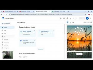 HOW TO MAKE HOME SRCREEN IN APPSHEET | MY APPSHEET HOME SCREEN